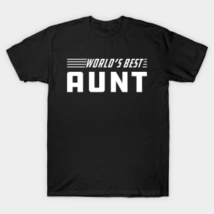 Aunt - World's best Aunt T-Shirt